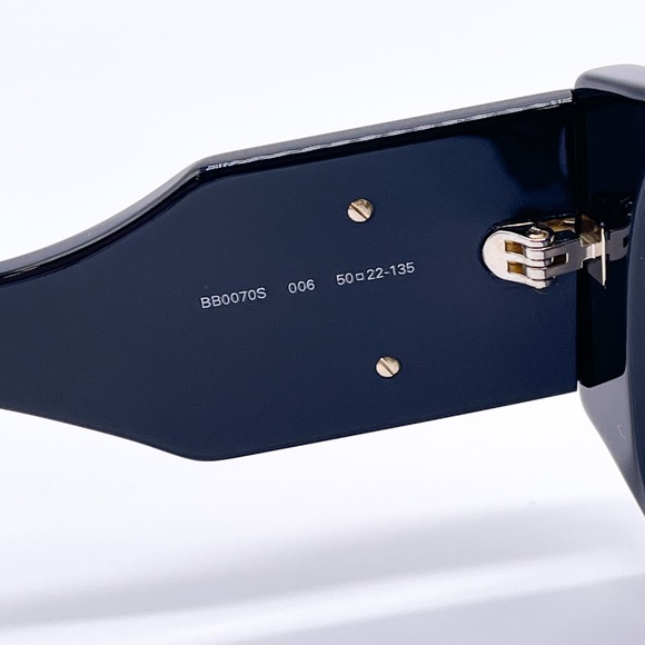 NEW BALENCIAGA BB0070S 006 OVERSIZED BLACK WOMEN SUNGLASSES BALENCIAGA - Picture 12 of 14